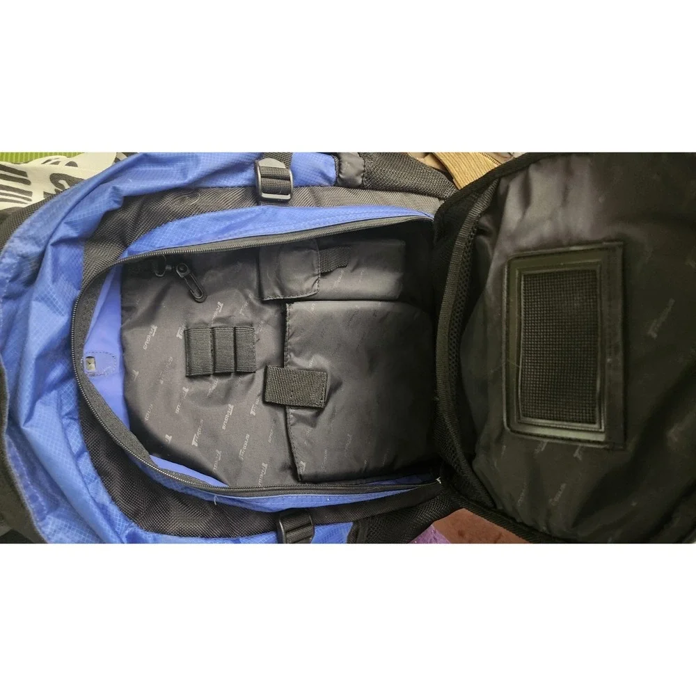 Targus Laptop Backpack Blue & Black Multi-Compartment‎ Tech Bag